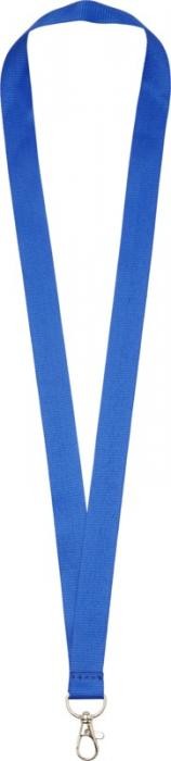 Kakla lente ar karabīni (lanyard), zila