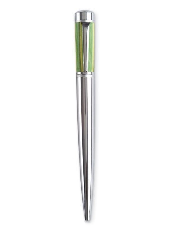 Pildspalva metāliska ar krās. koka elementu