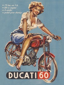 Magnēts "Ducati Pin Up"