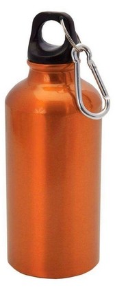 Blašķe (sporta pudele), MENTO(400 ml), alumīn.oranž.