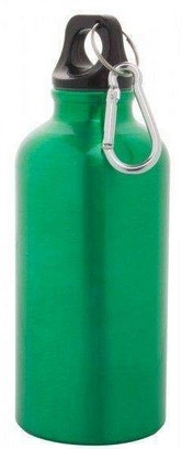 Blašķe (sporta pudele), MENTO(400 ml), alumīn. zaļa