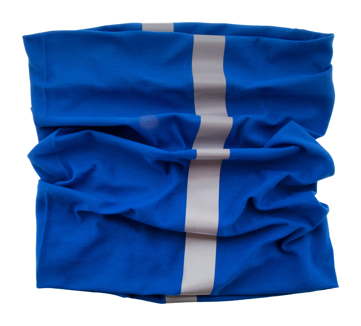 Salle (bandana)  poliestera ar atstarojosu joslu, zila