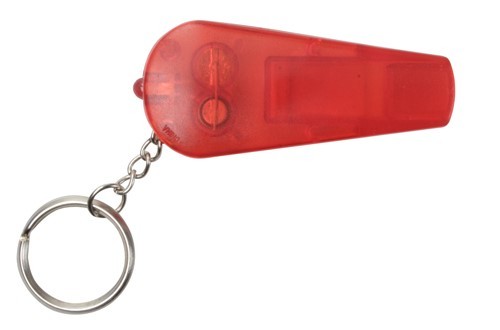 Atslēgu piekariņš -svilpe,sarkans