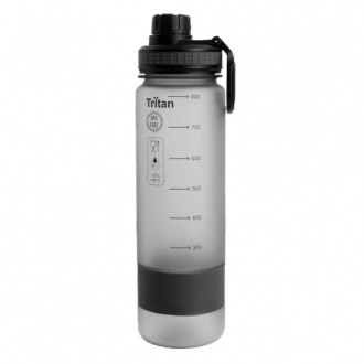 Dzeramā sporta pudele KIBO Schwarzwolf 800ml, pelēka