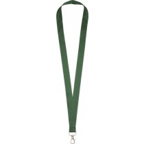 Kakla lente ar karabīni (lanyard), zaļa