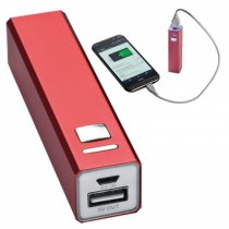 USB akumulators-lādētājs 2200mAh,sarkans