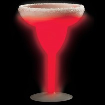 Luminiscējoša kokteiļu glāze (sarkana)