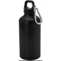 Blašķe (sporta pudele) MENTO(400 ml), alumīn.melna