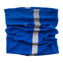 Salle (bandana)  poliestera ar atstarojosu joslu, zila