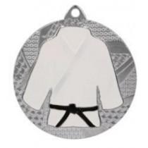 Medaļa sudraba"JUDO/KARATE" (ieliktnis 50mm)