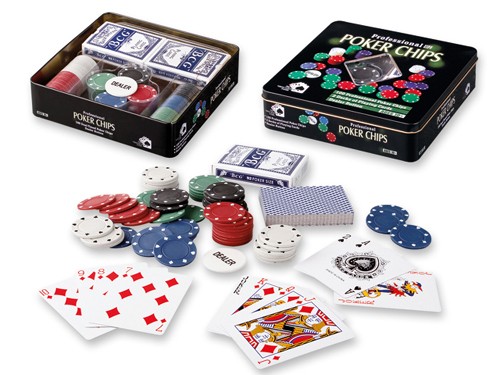 Набор для игры в покер "POKER CHIPS"