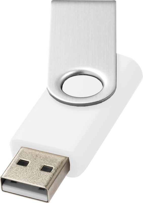 Флешка- брелок для ключей "TWISTER", 16GB, белая