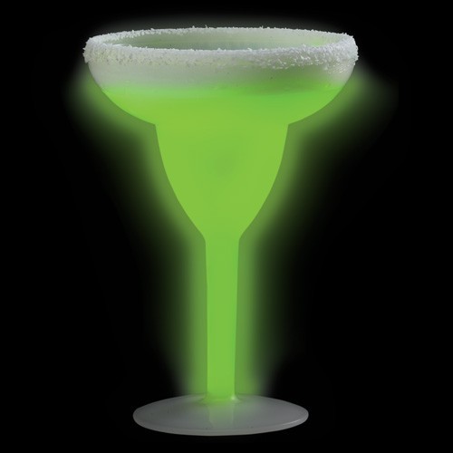 Люминесцентный коктейльный бокал (зелёный)