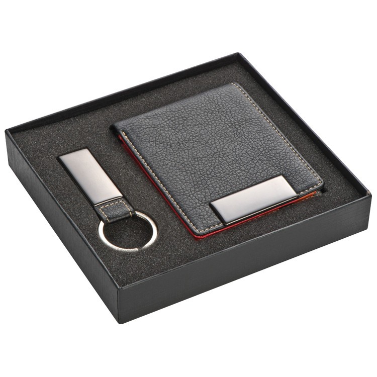 Подарочный комплект (кошелек + брелок для ключей)