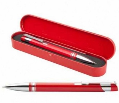 Ручка ISAC в подарочной коробочке,красная