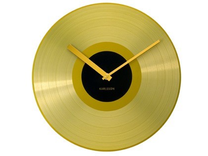 Часы настенные "Mega Disc Golden"