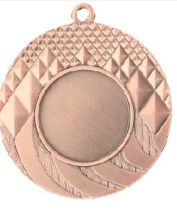 Медаль, бронза (вставка 25mm)