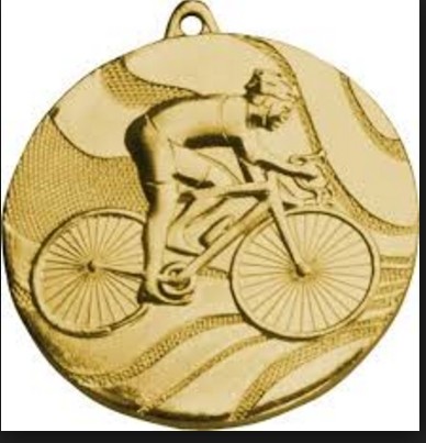 Медаль"Велоспорт",золото