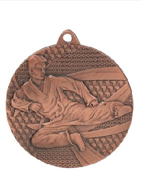 Медаль,бронза "Karate" (D:50mm)