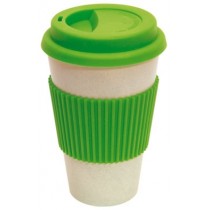 Кружка ECO CUP, зеленая, 400ml