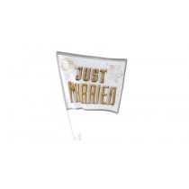 Флаг на машину "Just married"