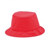 Шляпа из нейлона,складная,красная