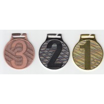 Комплект медалей 1.,2.,3. место,D50mm