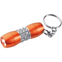 Oranžs LED lukturītis - atslēgu piekariņš