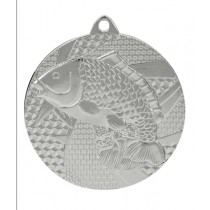 Медаль ,серебро "Рыба"  