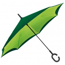 Зонт, складной наоборот, зелёный